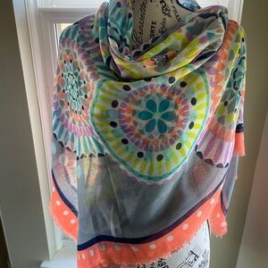 Vera Bradley Large Square “Medallions” Scarf